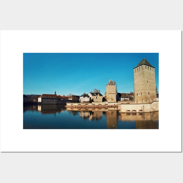 Ponts Couverts and Barrage Vauban Wall Art by psychoshadow